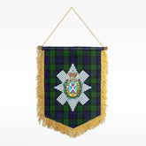 Black Watch Tartan Crest Wall Hanging Banner