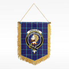 Kirkaldy Tartan Crest Wall Hanging Banner