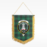 MacLean Hunting Ancient Tartan Crest Wall Hanging Banner