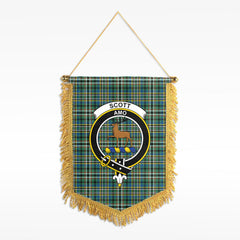 Scott Green Ancient Tartan Crest Wall Hanging Banner