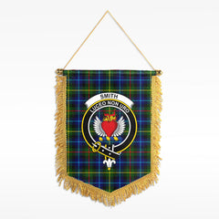 Smith Modern Tartan Crest Wall Hanging Banner