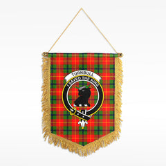 Turnbull Dress Tartan Crest Wall Hanging Banner