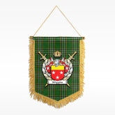 Wiggins Tartan Coat of Arms Wall Hanging Banner - Royal Style