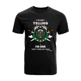 Orr Tartan Crest T-shirt - I'm not yelling style