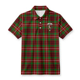 Ainslie Tartan Crest Birdseye Mesh Polo Shirt