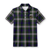 Blair Dress Tartan Crest Birdseye Mesh Polo Shirt