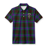Brodie Hunting Modern Tartan Crest Birdseye Mesh Polo Shirt