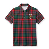 Cumming Hunting Modern Tartan Crest Birdseye Mesh Polo Shirt