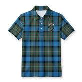 Fergusson Ancient Tartan Crest Birdseye Mesh Polo Shirt