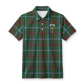 Gayre Tartan Crest Birdseye Mesh Polo Shirt