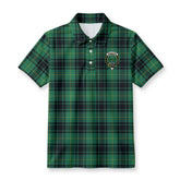 MacArthur Ancient Tartan Crest Birdseye Mesh Polo Shirt