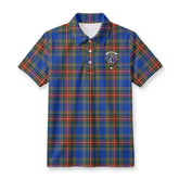 MacBeth Ancient Tartan Crest Birdseye Mesh Polo Shirt