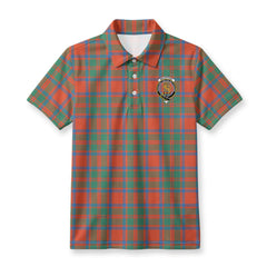 MacIntosh Ancient Tartan Crest Birdseye Mesh Polo Shirt