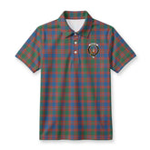 MacIntyre Ancient Tartan Crest Birdseye Mesh Polo Shirt