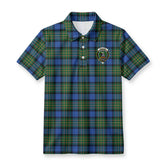 MacLaren Ancient Tartan Crest Birdseye Mesh Polo Shirt