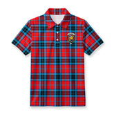 MacTavish Modern Tartan Crest Birdseye Mesh Polo Shirt