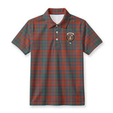 Matheson Ancient Tartan Crest Birdseye Mesh Polo Shirt