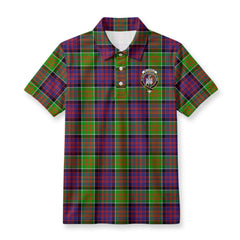 McDonald (Clan Ranald) Tartan Crest Birdseye Mesh Polo Shirt