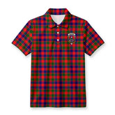 McGowan Tartan Crest Birdseye Mesh Polo Shirt
