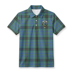 McInnes Ancient Tartan Crest Birdseye Mesh Polo Shirt