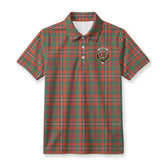 McKinnon Ancient Tartan Crest Birdseye Mesh Polo Shirt