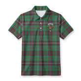 McKinnon Hunting Ancient Tartan Crest Birdseye Mesh Polo Shirt