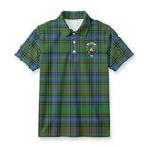 McMillan Hunting Ancient Tartan Crest Birdseye Mesh Polo Shirt