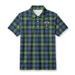 Watson Ancient Tartan Crest Birdseye Mesh Polo Shirt
