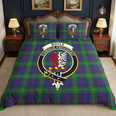 Boyle Tartan Crest Bedding Set