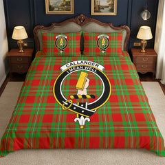 Callander Tartan Crest Bedding Set