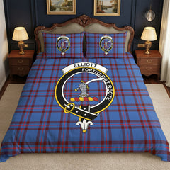 Elliott Modern Tartan Crest Bedding Set