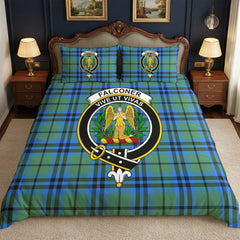 Falconer Tartan Crest Bedding Set