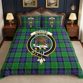 Graham of Menteith Modern Tartan Crest Bedding Set