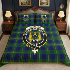 Johnston Modern Tartan Crest Bedding Set