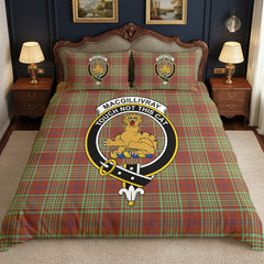 MacGillivray Hunting Ancient Tartan Crest Bedding Set