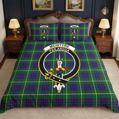 McIntyre Hunting Modern Tartan Crest Bedding Set