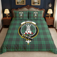 McLean Hunting Ancient Tartan Crest Bedding Set
