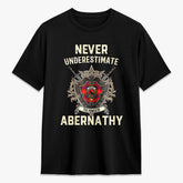 Abernathy Tartan Crest 2D T-shirt - Never Underestimate Style