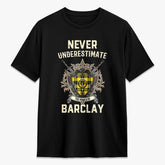 Barclay Dress Modern Tartan Crest 2D T-shirt - Never Underestimate Style