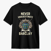 Barclay Hunting Ancient Tartan Crest 2D T-shirt - Never Underestimate Style