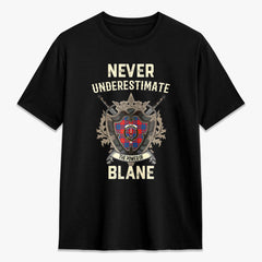 Blane Tartan Crest 2D T-shirt - Never Underestimate Style