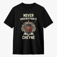 Cheyne Tartan Crest 2D T-shirt - Never Underestimate Style