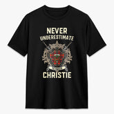 Christie Tartan Crest 2D T-shirt - Never Underestimate Style