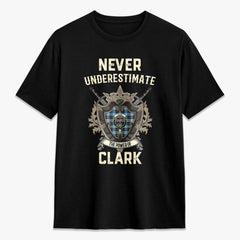 Clark Ancient Tartan Crest 2D T-shirt - Never Underestimate Style