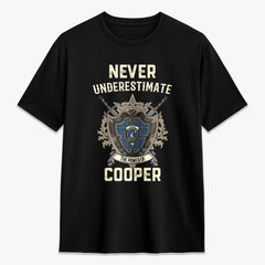 Cooper Ancient Tartan Crest 2D T-shirt - Never Underestimate Style