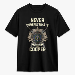 Cooper Tartan Crest 2D T-shirt - Never Underestimate Style