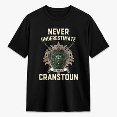 Cranstoun Tartan Crest 2D T-shirt - Never Underestimate Style