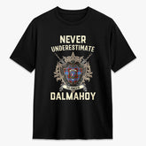 Dalmahoy Tartan Crest 2D T-shirt - Never Underestimate Style
