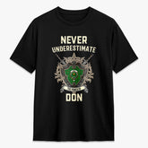 Don Tartan Crest 2D T-shirt - Never Underestimate Style