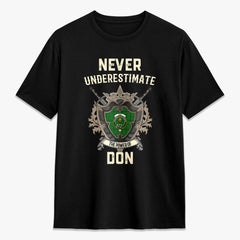 Don Tartan Crest 2D T-shirt - Never Underestimate Style